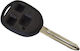 Car Key Shell with Blade with 3 Buttons for Toyota