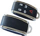 Car Key Shell with Blade with 5 Buttons Typoy for Smart