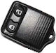 Car Key Shell with Blade with 2 Buttons for Ford