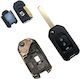 Foldable Car Key Shell with Blade with 3 Buttons for Honda