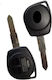 Car Key Shell with Blade with 2 Buttons for Opel