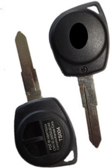 Car Key Shell with Blade with 2 Buttons for Opel