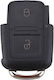Car Key Shell with Blade with 2 Buttons for Seat / Skoda / VW