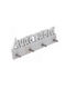 Wooden Kids Wall Mounted Hanger with Hooks White 40x40x15cm