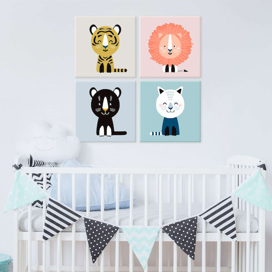 Детска Четирикратен Стена 30x30бр
