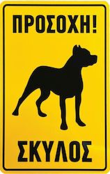 Warnschild Vorsicht Hund 20x30cm