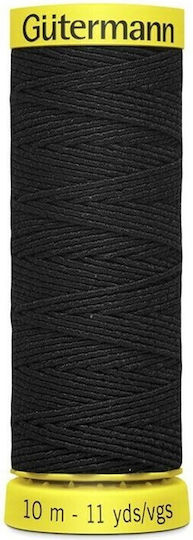Gutermann Garn Nähmaschine in Schwarz Farbe 10m