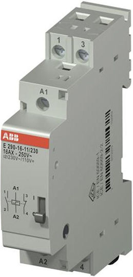 Abb Релета На Релса Заключване 16A Еднополюсно С Търговия На Автомобилни Крушки 230V