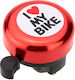 Forever I Love My Bike Велосипедно камбанче Червен