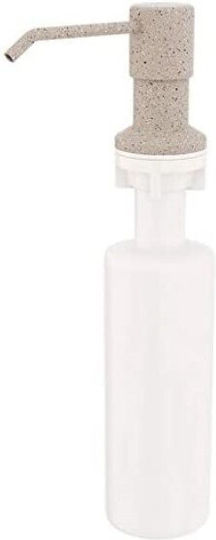 Finetto Dispenser Κουζίνας από Ανοξείδωτο Ατσάλι Μπεζ 500ml