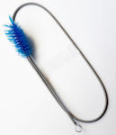 Metallic Cleaning Brush with Handle Silver