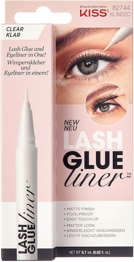 Kiss Lash Κόλλα Βλεφαρίδων Liner Clear 5ml