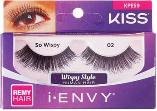 Kiss So Wispy Premium Menschenhaar Magnetische Falsche Wimpern 02