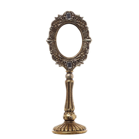 Makeup Mirror Tabletop 12.5x31.5cm Gold