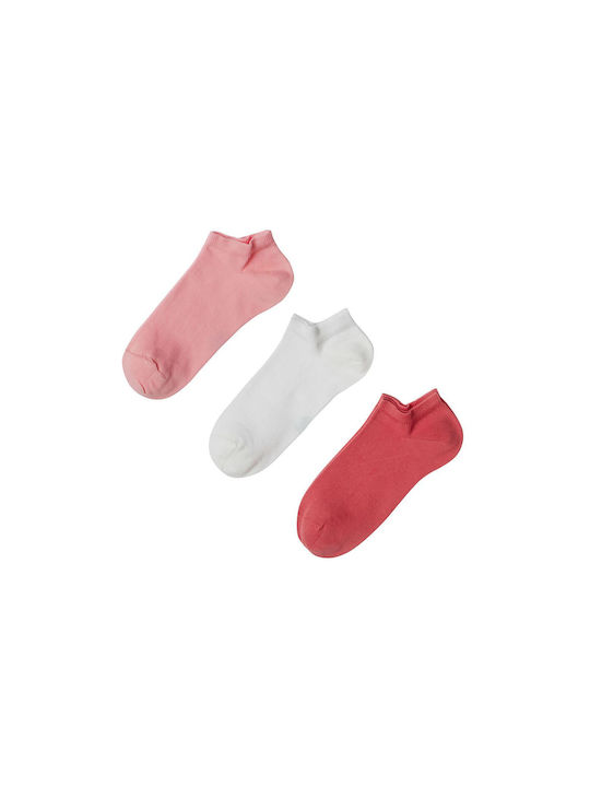 FMS Women's Solid Color Socks Multicolour 3Pack