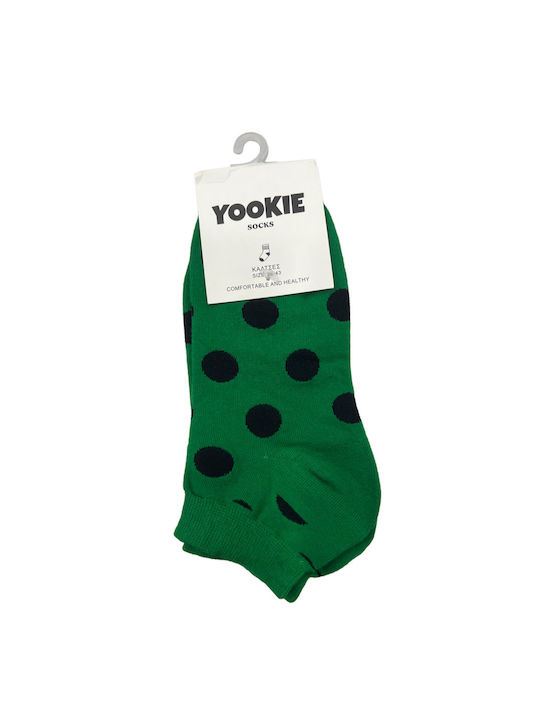 Yookie Gemusterte Socken Grün 1Pack