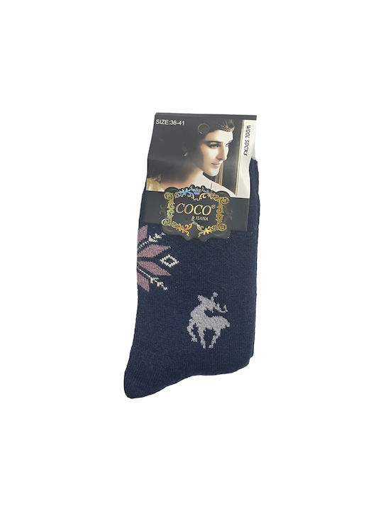 Coco&Hana Women's Socks Blue