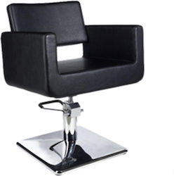 Ηairdresser Chair with Adjustable Height Black