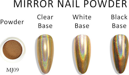 Nailp Professional Mirror Σκόνη Διακόσμησης για Νύχια σε Χρυσό Χρώμα