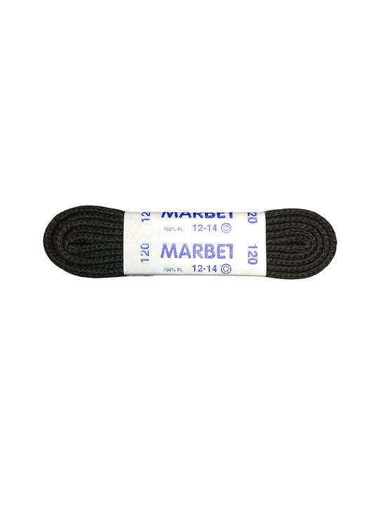 Marbet Κορδόνια Παπουτσιών Μαύρα 2τμχ 120cm