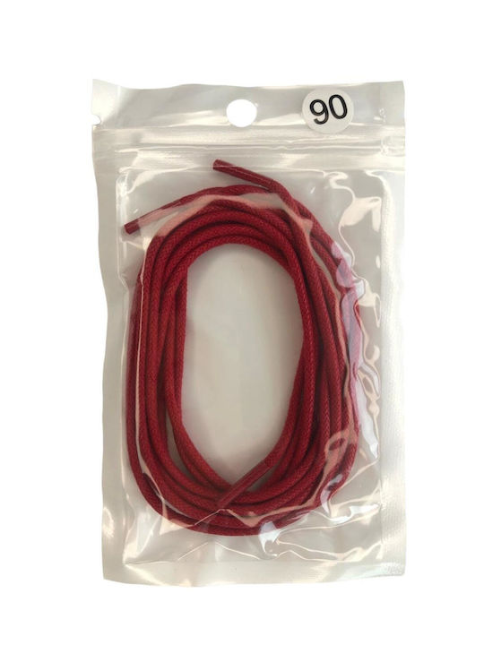 Shoelaces Red 2pcs 90cm