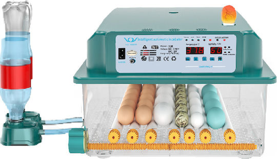 Automatic Egg Incubator 36 Eggs with Atomization System & Automatic Water Supply Bases