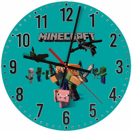 Koupakoupa Kids Wall Clock Gaming Wooden 30cm