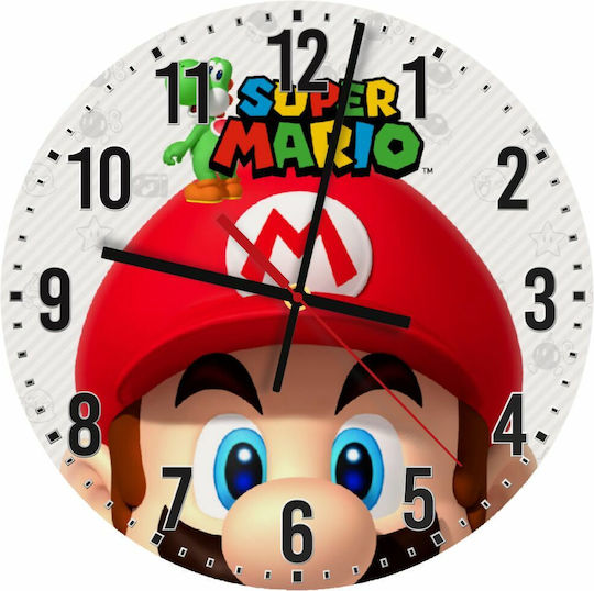 Koupakoupa Kids Wall Clock Gaming Wooden 30cm