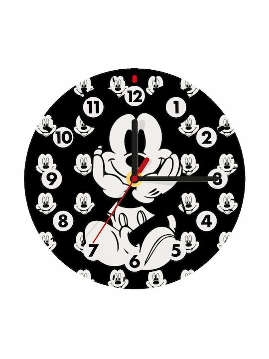 Koupakoupa Детски стенен часовник Mickey Дърво 19εκ.