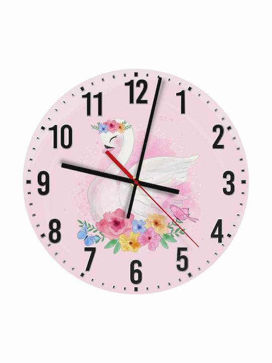 Koupakoupa Kinder Wanduhr Tiere Hölzernes 30εκ.
