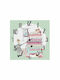 Colourbox Kids Παιδικό Ρολόι Τοίχου Ξύλινο 31x31cm