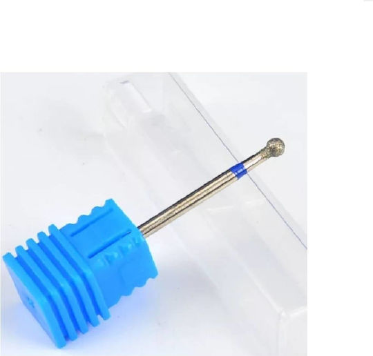 Elecool Diamond Cutter Nail Drill Bits Safety with Ball Head Blue Combi 02