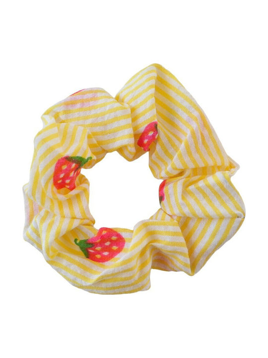 FantazyStores Παιδικό Λαστιχάκι Scrunchy Κίτρινο