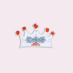 Mini Cools Kids Hair Clip Flower in Blue Color
