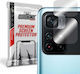 GrizzGlass Hybridglass Camera Protection Tempered Glass Transparent for the Poco M4 Pro 5G
