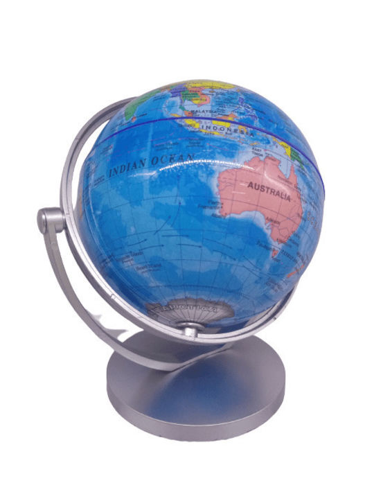 World Globe with Diameter 14cm and Height 20cm