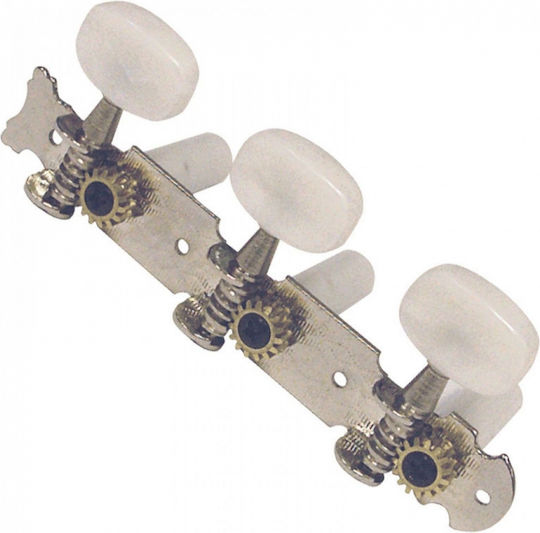 Guitartech Κλειδιά για Κλασική Κιθάρα σε Διάταξη 3+3 Chrome