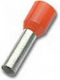 Elematic Insulated Wire Ferrule Terminal Orange 100pcs 10MM