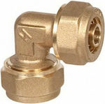 Pipe Elbow Fitting Brass 18mm 64054