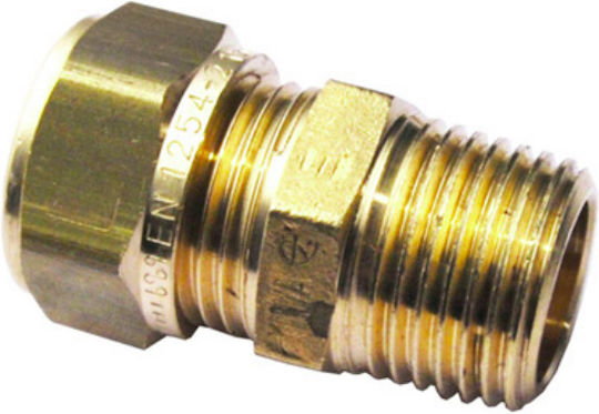 Male Pipe Niple Fittings Copper 15mm 104-7600