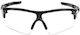 Cycling Glasses with Black Frame & Transparent Lenses