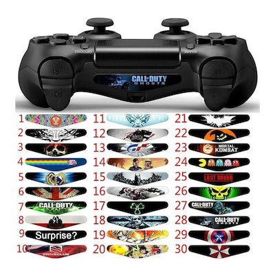 Sticker für Controller PS4 Mehrfarbig