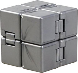 Fidget Cube Πλαστικό Ασημί