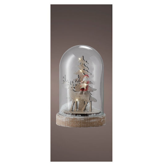 Christmas Illuminated Decorative Jar 9.5x9.5x15.5cm