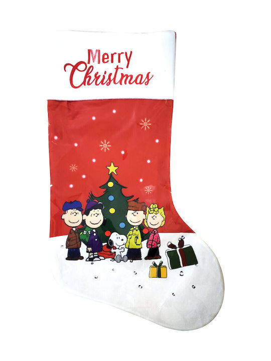 Christmas Decorative Fabric Red Socks H50cm