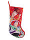 Christmas Decorative Polyester Red Socks