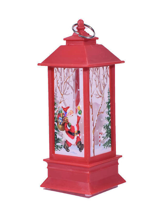 Christmas Red Battery Lantern