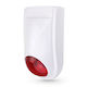Wireless Wi-Fi Alarm Siren Battery Outdoor with White Light