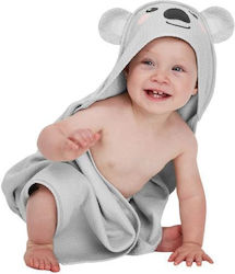 Dock & Bay Kinder Strandponcho Gray 75 x 75cm.