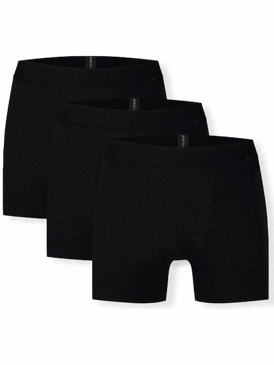 Herren Boxershorts Schwarz 3Packung